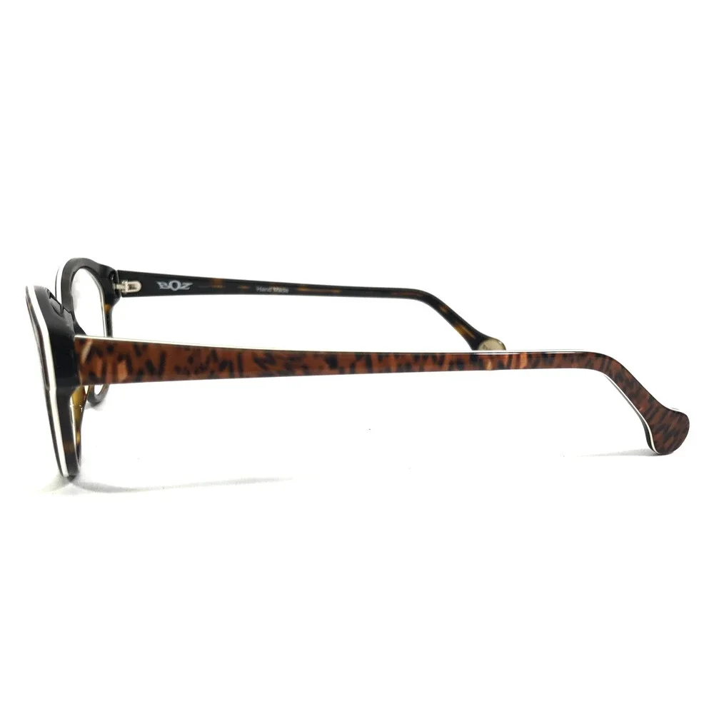 BOZ Eyeglasses Frames WOMBAT 9510 Panther Cream Brown Beige 54-15-140